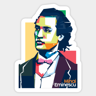 Mihai Eminescu Sticker